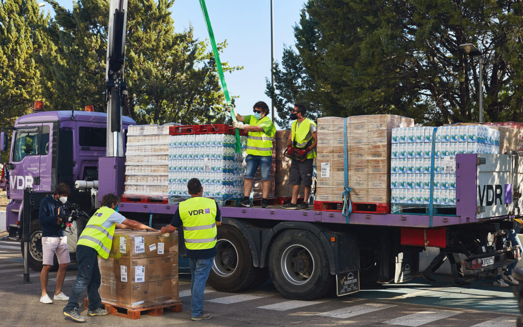 Osasuna y VDR lanzan una campaña solidaria en la que se donarán más de 40.000 kilos de alimentos