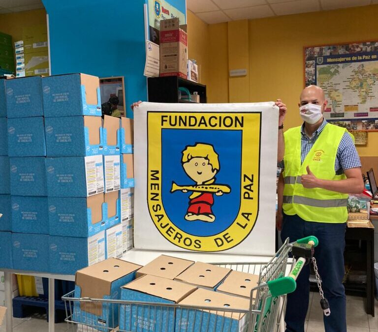 Donación de Galletas por parte de la Fundación ONCE