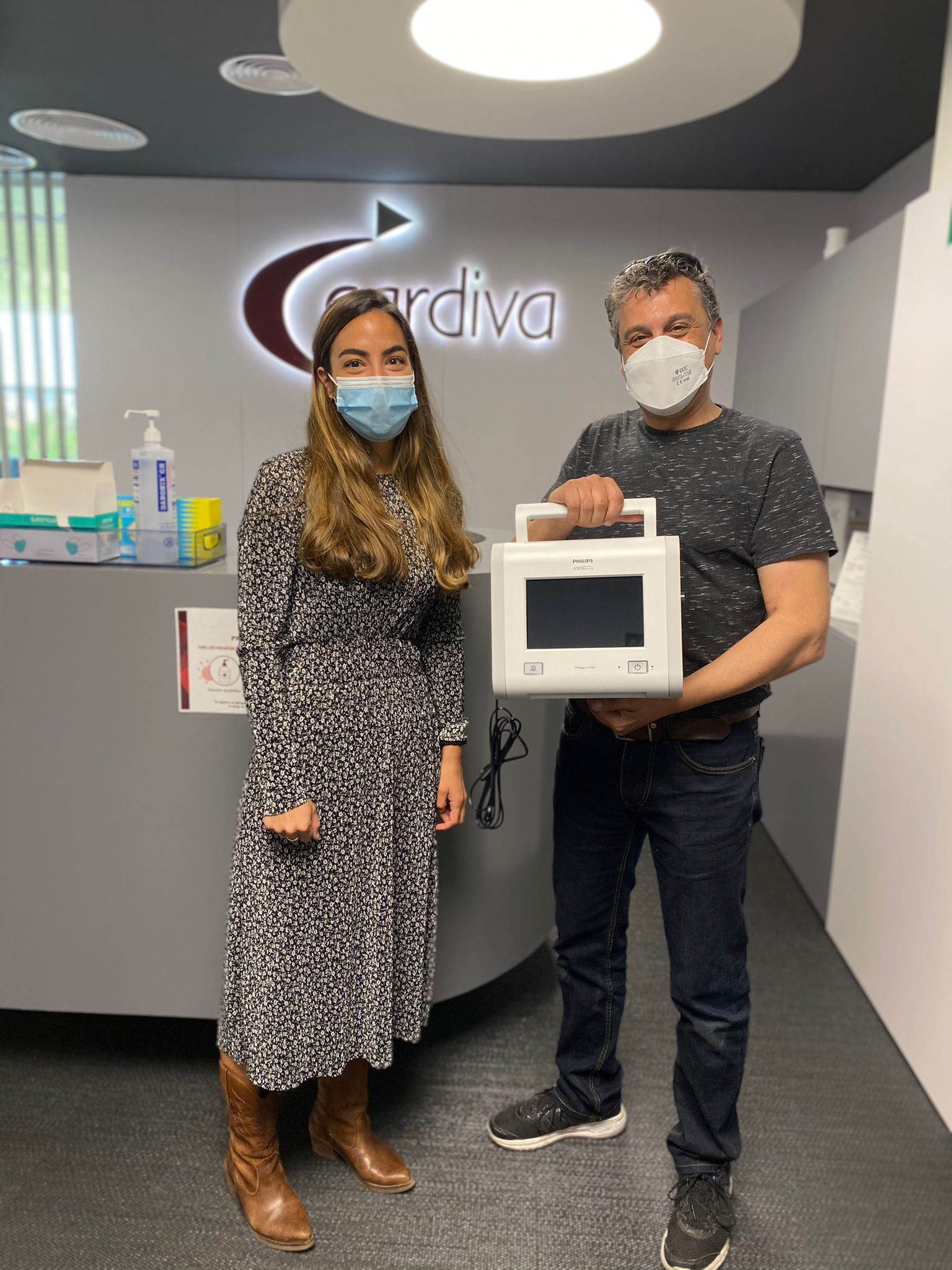 La entidad #Cardiva ha realizado la donación de un respirador