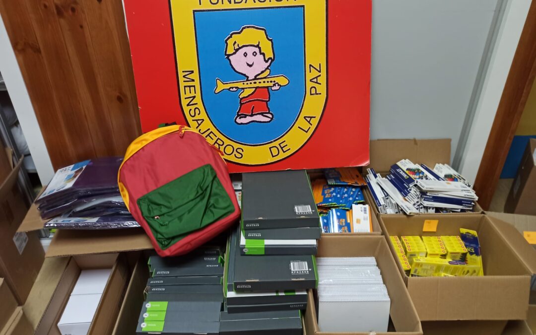 Hoy finalizamos la campaña “Ayúdales a volver al cole: Llena sus mochilas de ilusión”