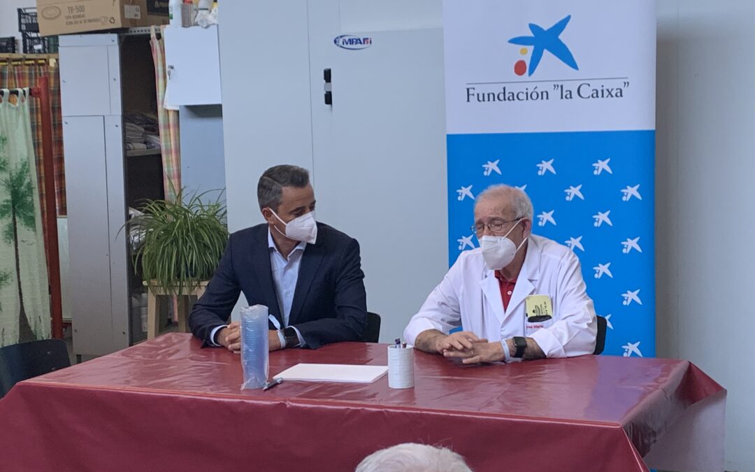 Campaña solidaria «Comedores con Alma» organizado por la DT Sur de CaixaBank en el «Comedor de María y José» en Alcorcón