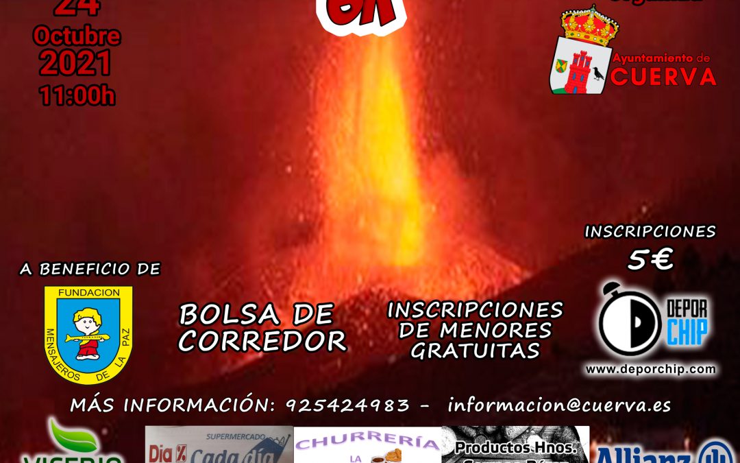 Carrera Solidaria “Cuerva con la Palma” organizada por el @AyuntamientodeCuerva