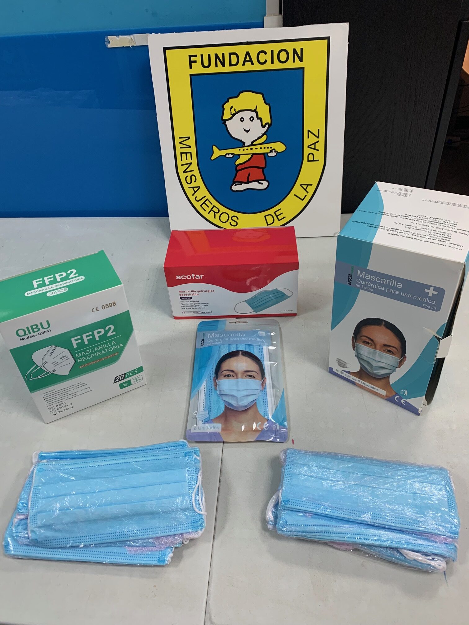 Nuestro agradecimiento a @redtipsa por ayudarnos a enviar, sin coste alguno, 6.000 mascarillas
