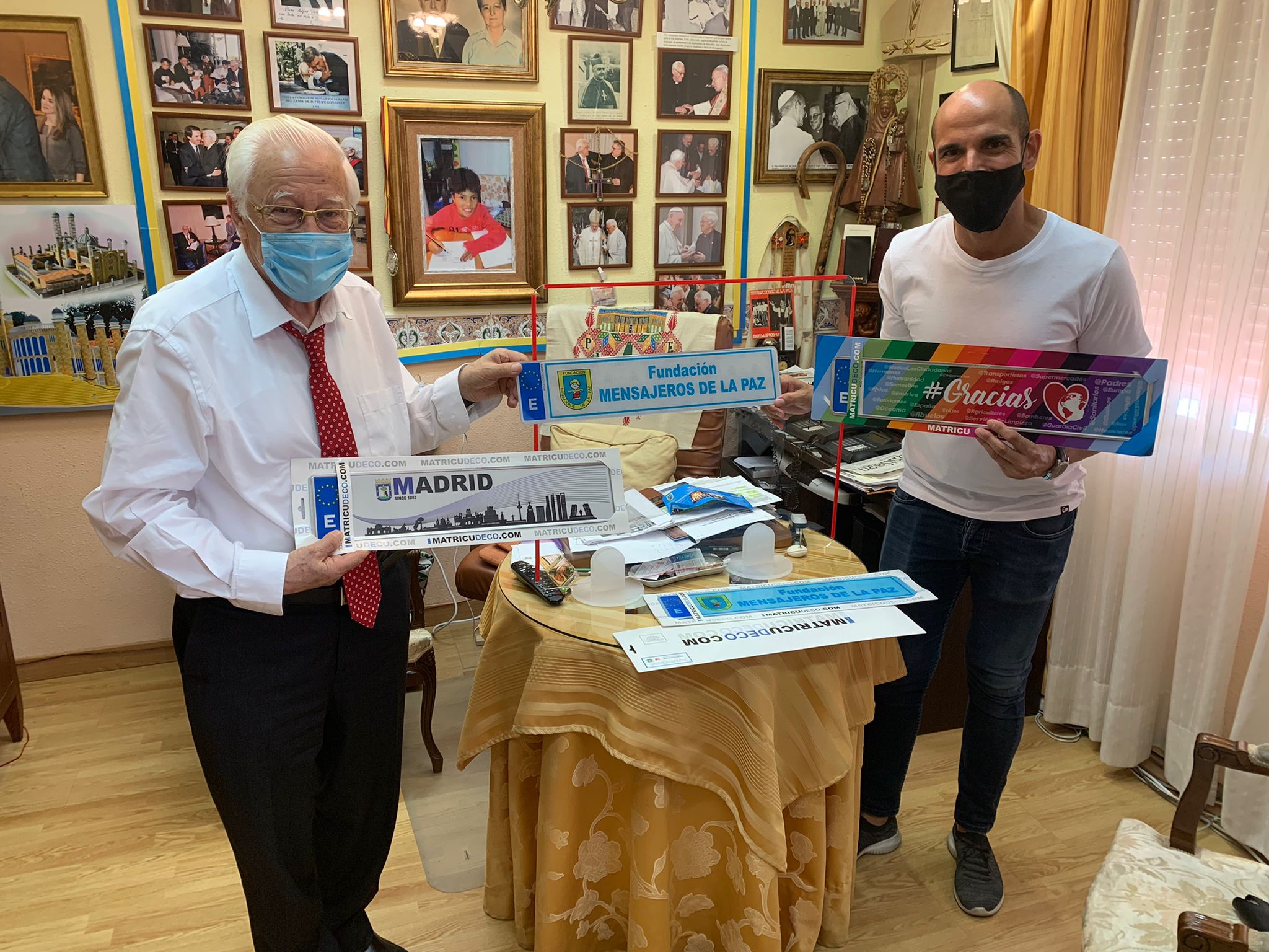 La Fundación Mensajeros de la Paz firmó durante la pandemia un convenio de colaboración con Matricudeco.com