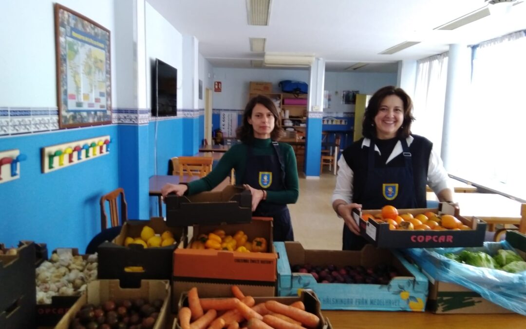 Un día a la semana repartimos fruta fresca a todos nuestros usuarios.