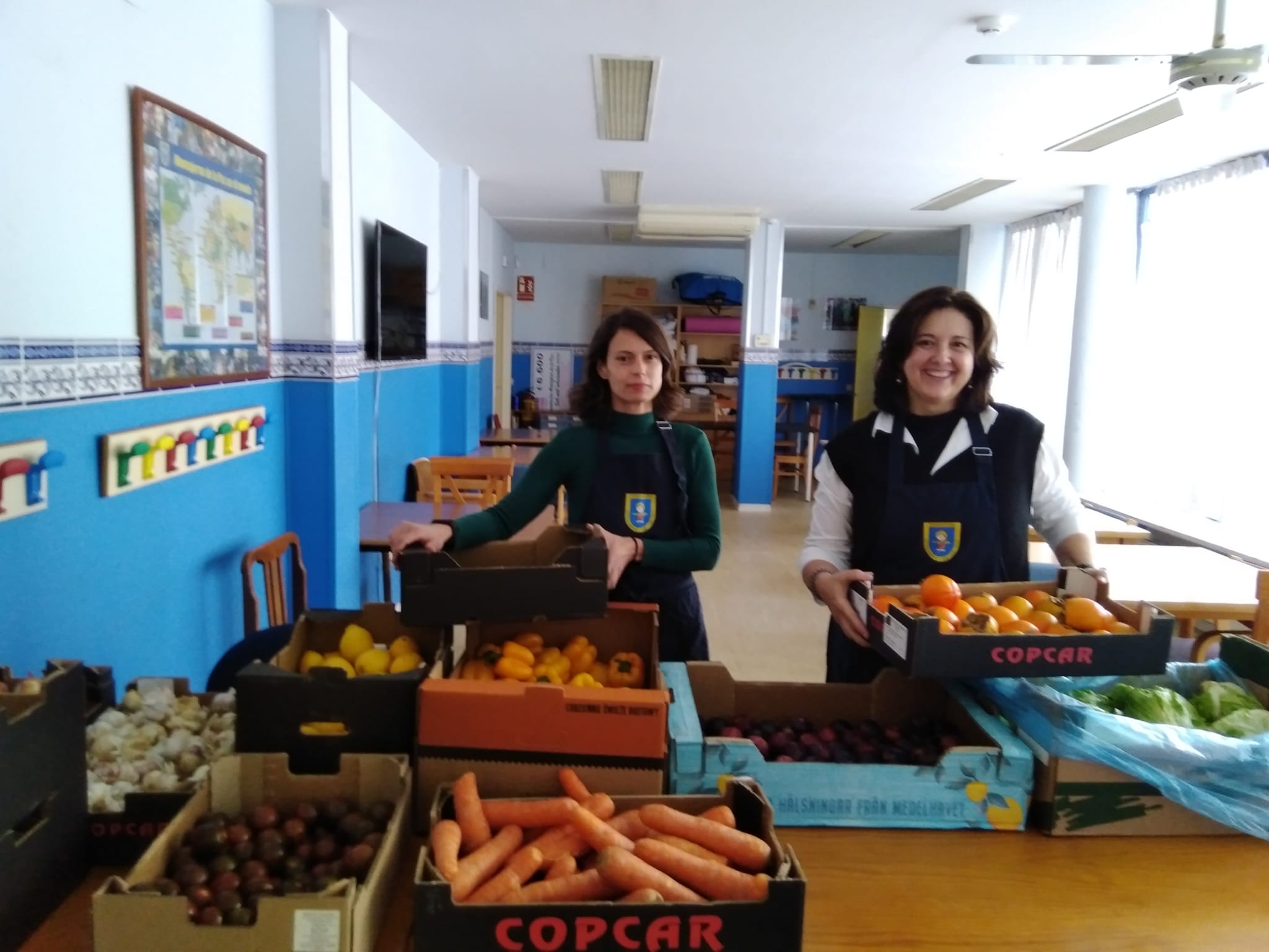 Un día a la semana repartimos fruta fresca a todos nuestros usuarios.