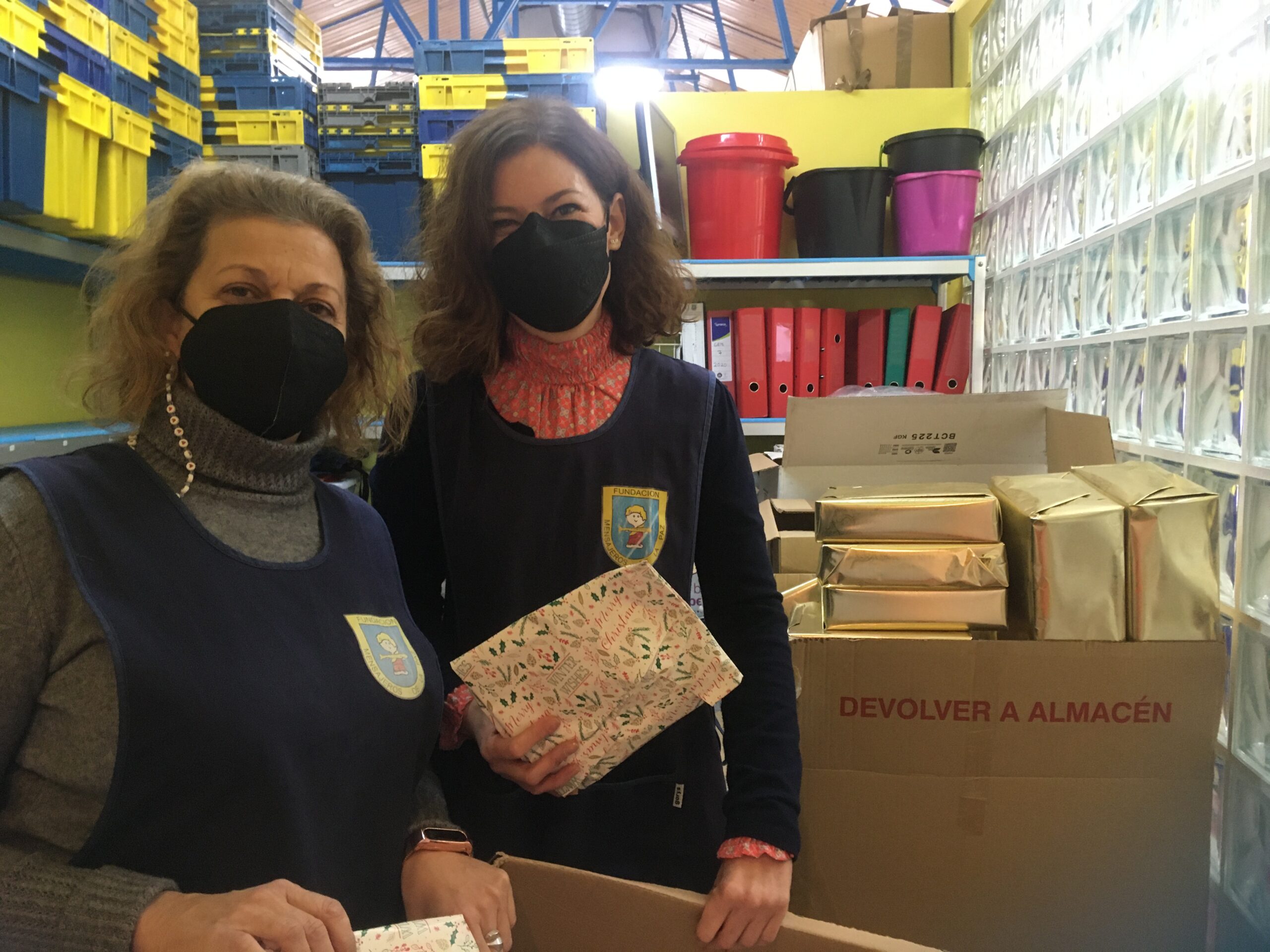 Nuestro agradecimiento a los voluntarios de @3MEspana que han estado en el Centro de Mensajeros de la Paz Villaverde