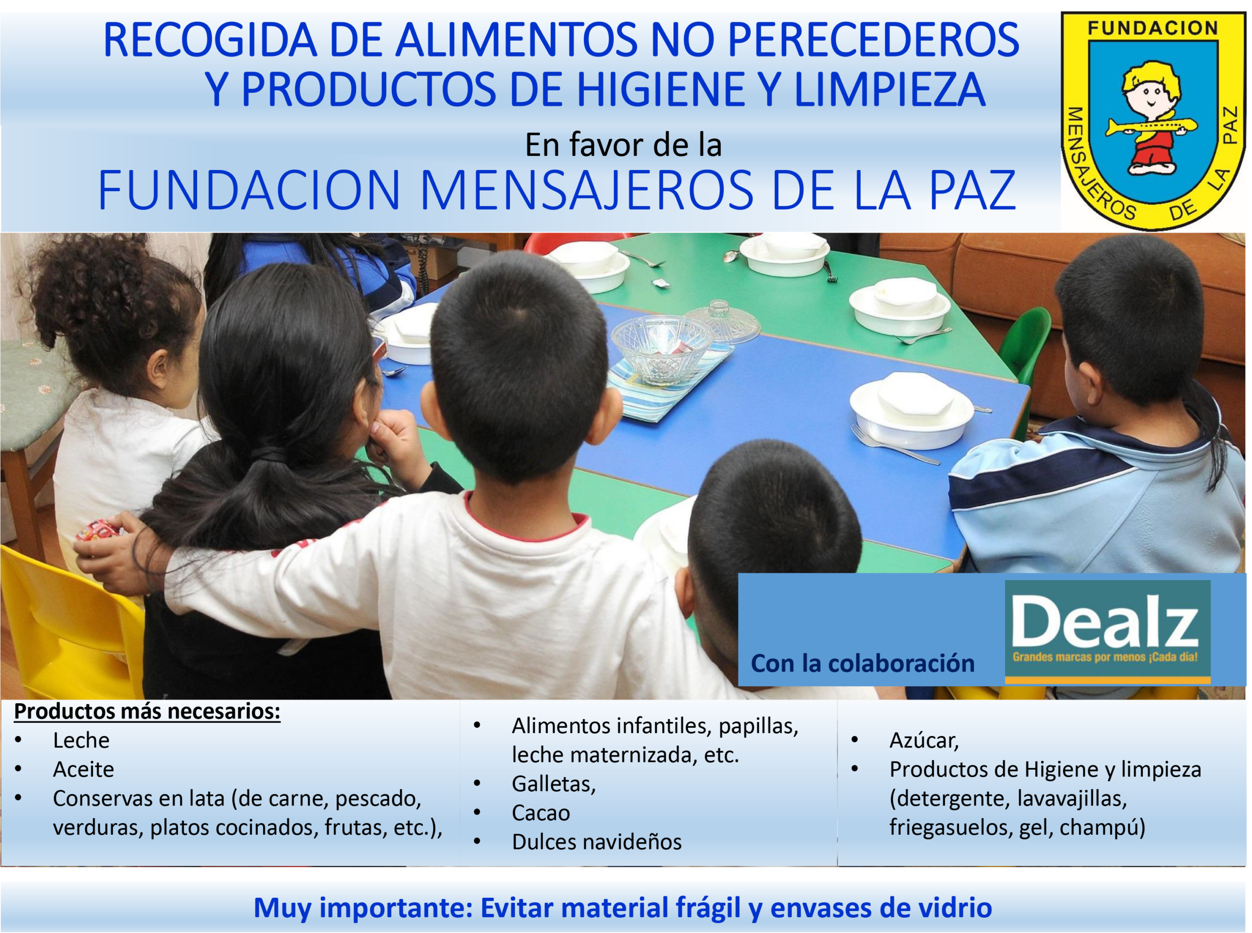 Cartel Recogida de alimentos Navidad 2021