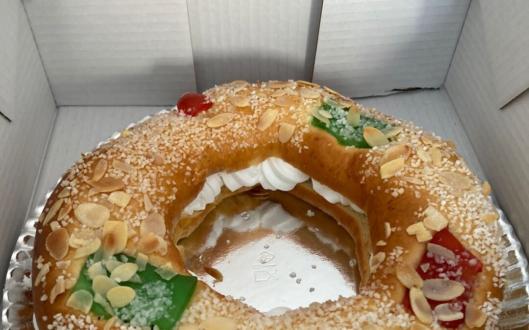 hemos recibido la donación de roscones de Reyes para repartir entre las familias, gracias de corazón a @T.artalia