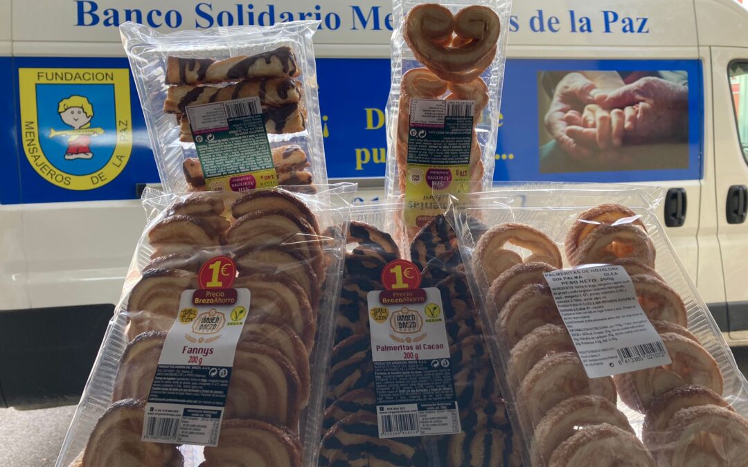 Gracias a Virgen del Brezo que nos ha hecho esta estupenda donación de dulces