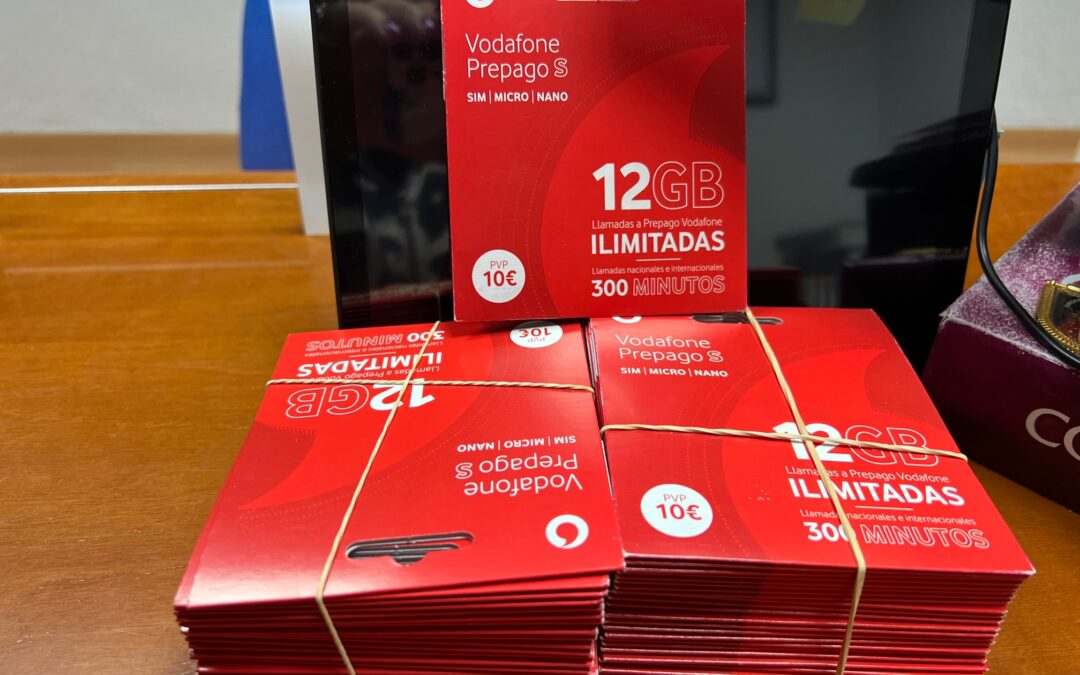 Entrega de tarjetas de prepago Lidertel