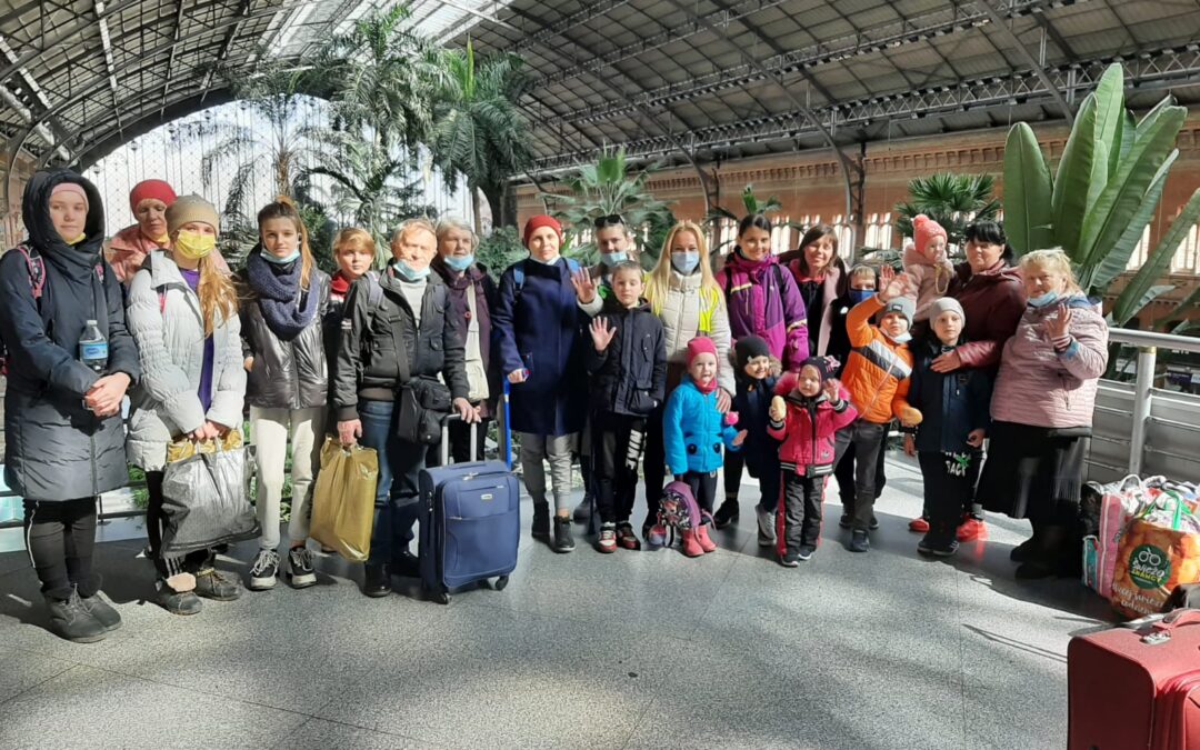 Llegada de otro autobus desde Oradea a Madrid