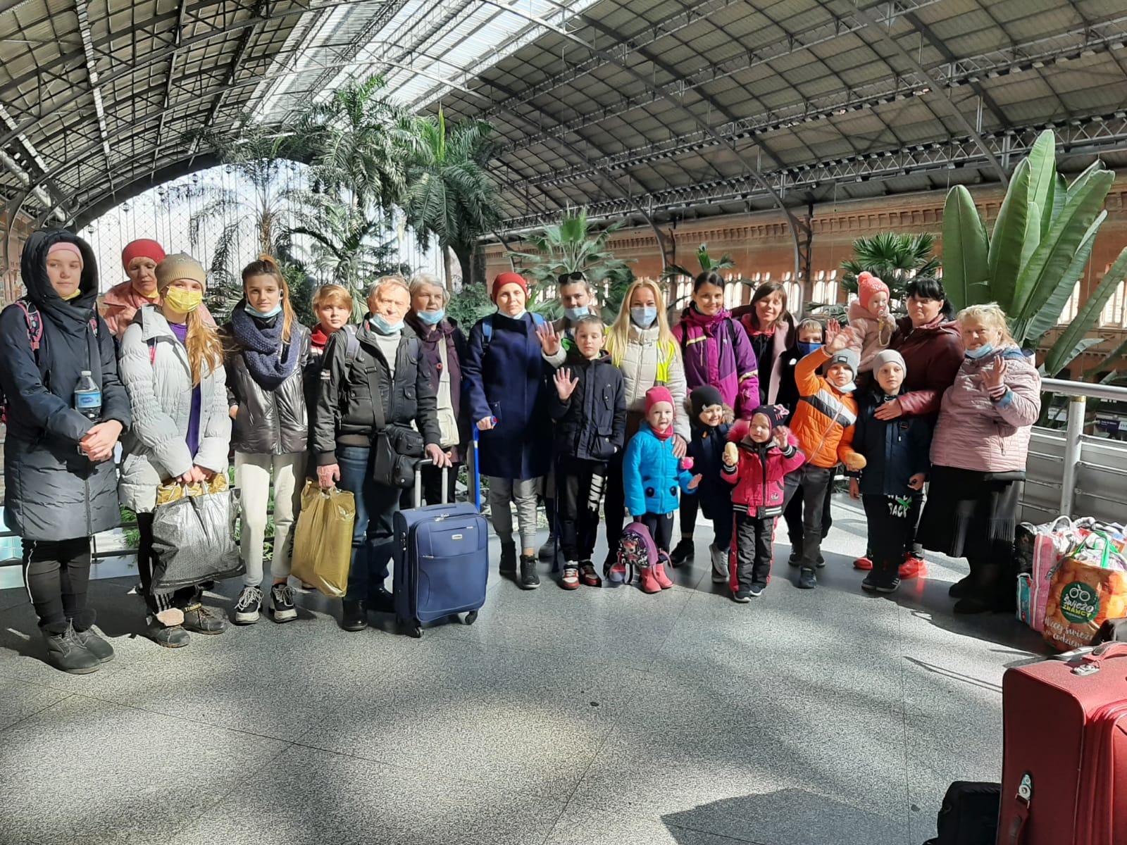 Llegada de otro autobus desde Oradea a Madrid