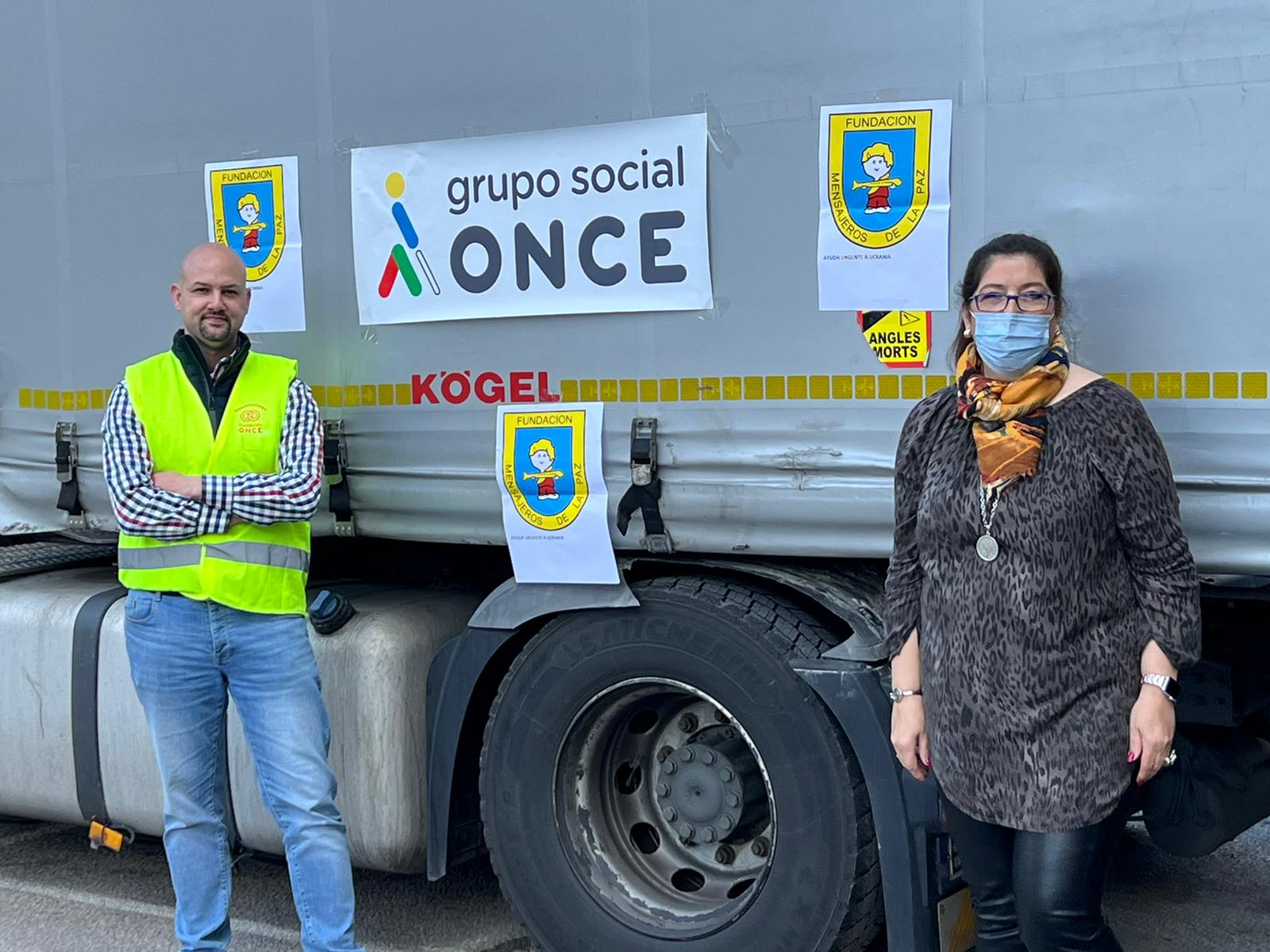 Salida Tercer camion desde ONCE hacia Rumania