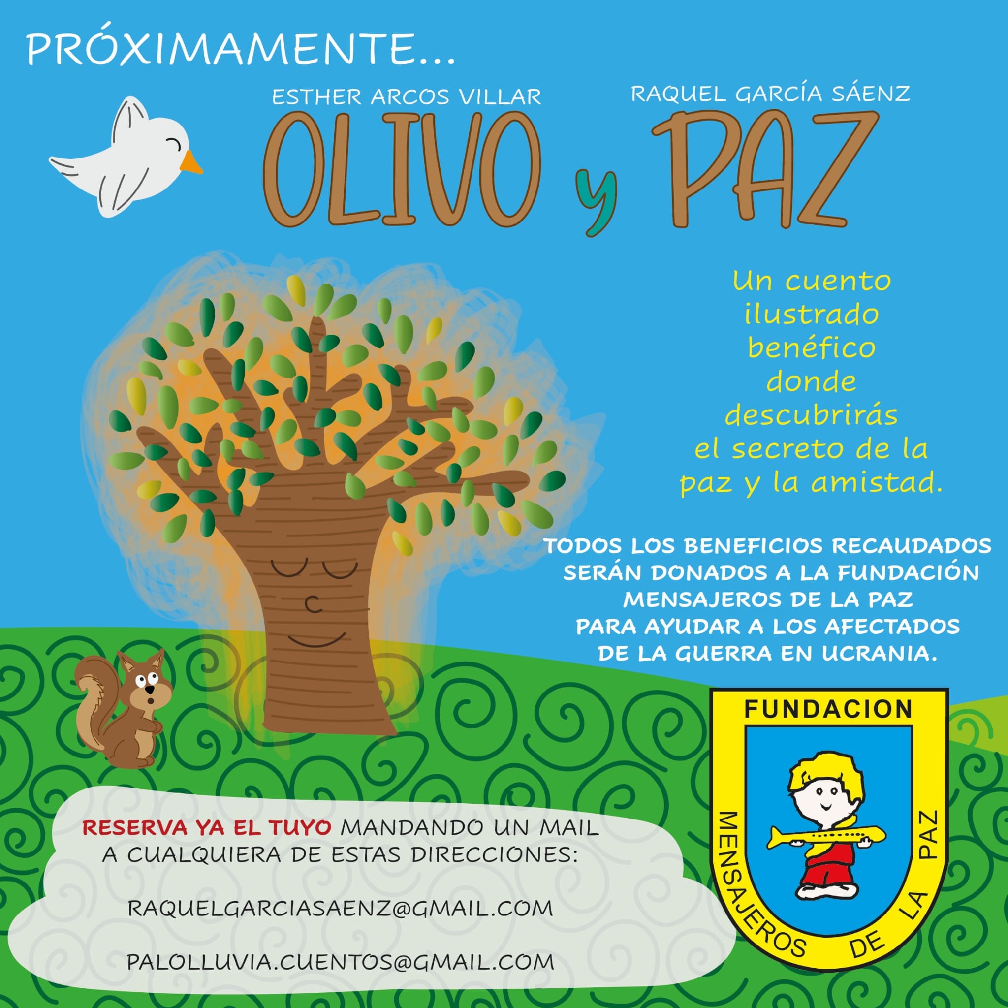 Cuento «Olivo y Paz» a favor de UCRANIA