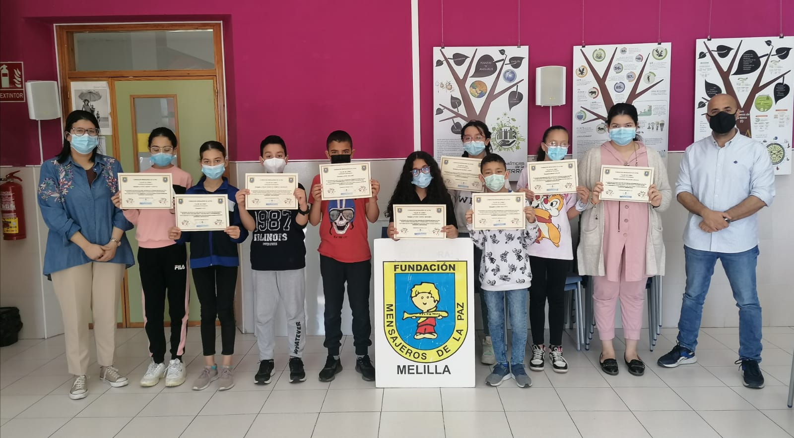 Finalización del Taller de comic en Melilla