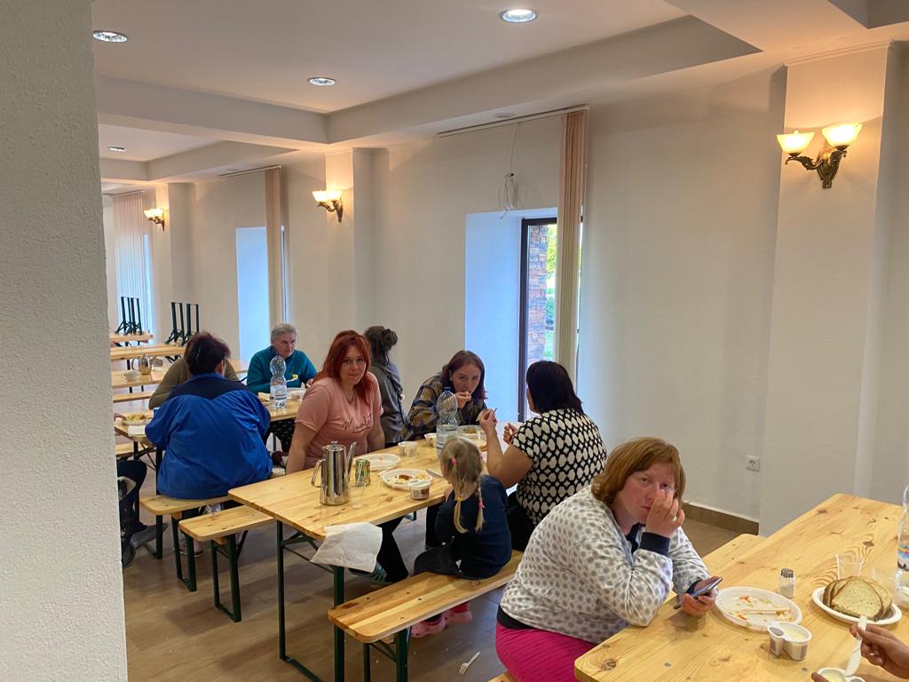 Centro de refugiados en Nadab en Rumania