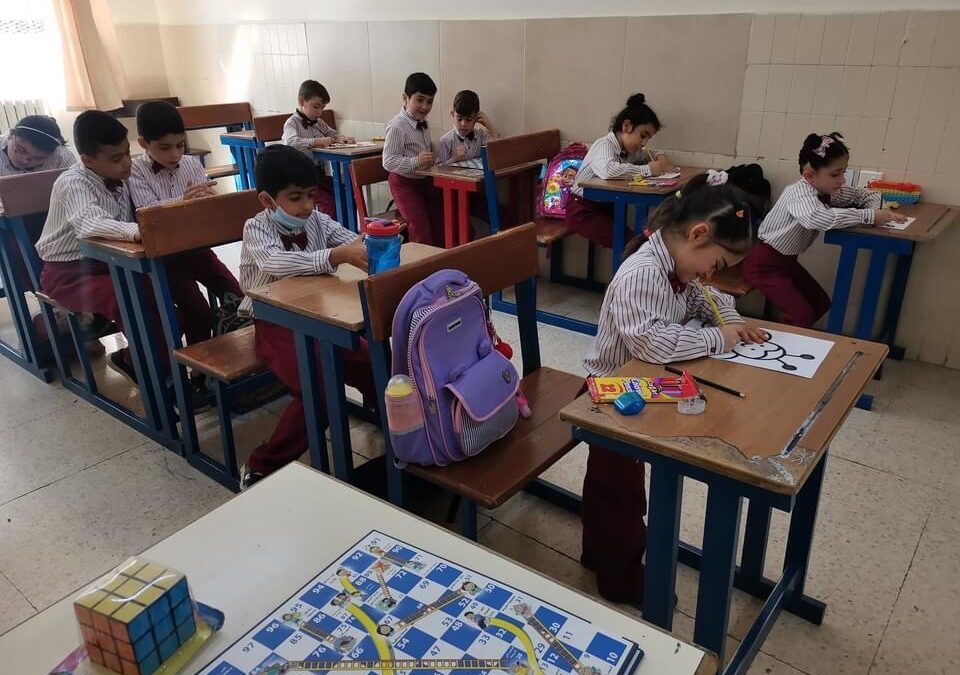 Marcha de la escuela Marka en Amán – Jordania