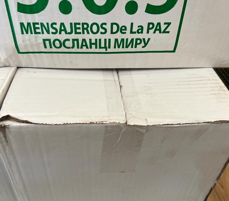 Repartos de cestas y menus en Chernivtsi Ucrania