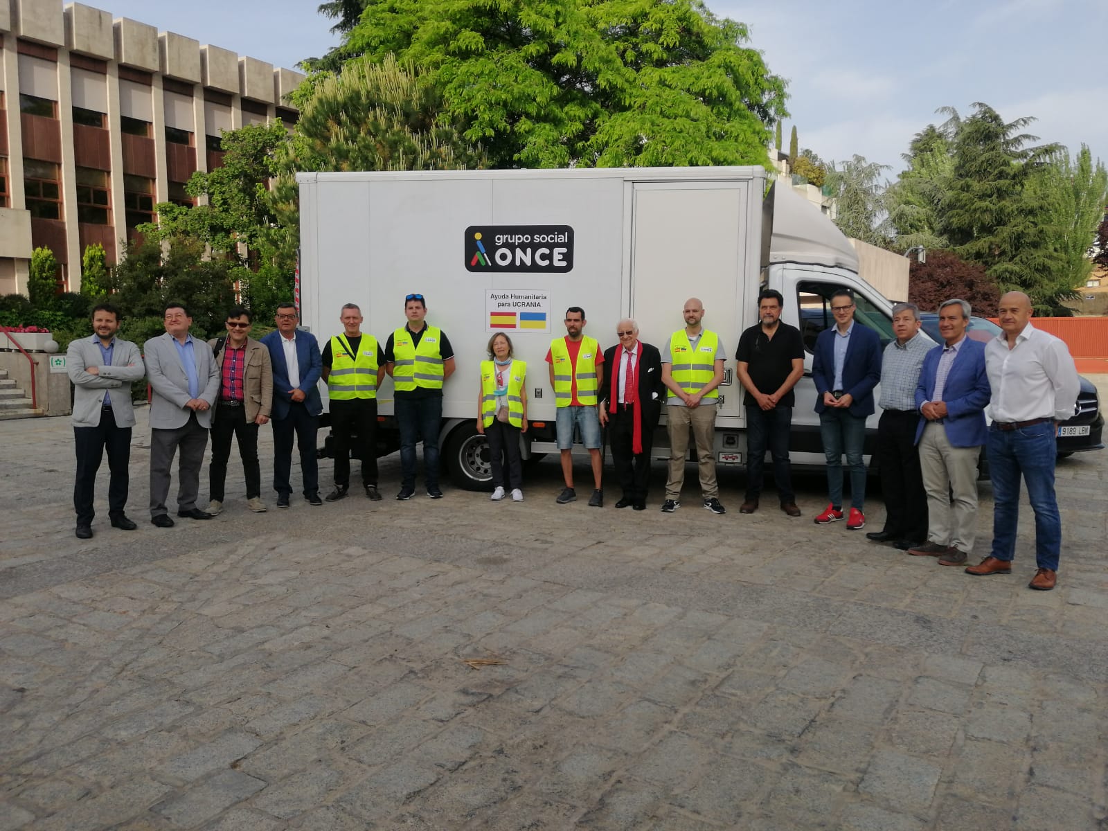 El Grupo Social Once envia convoy de ayuda humanitaria a Polonia