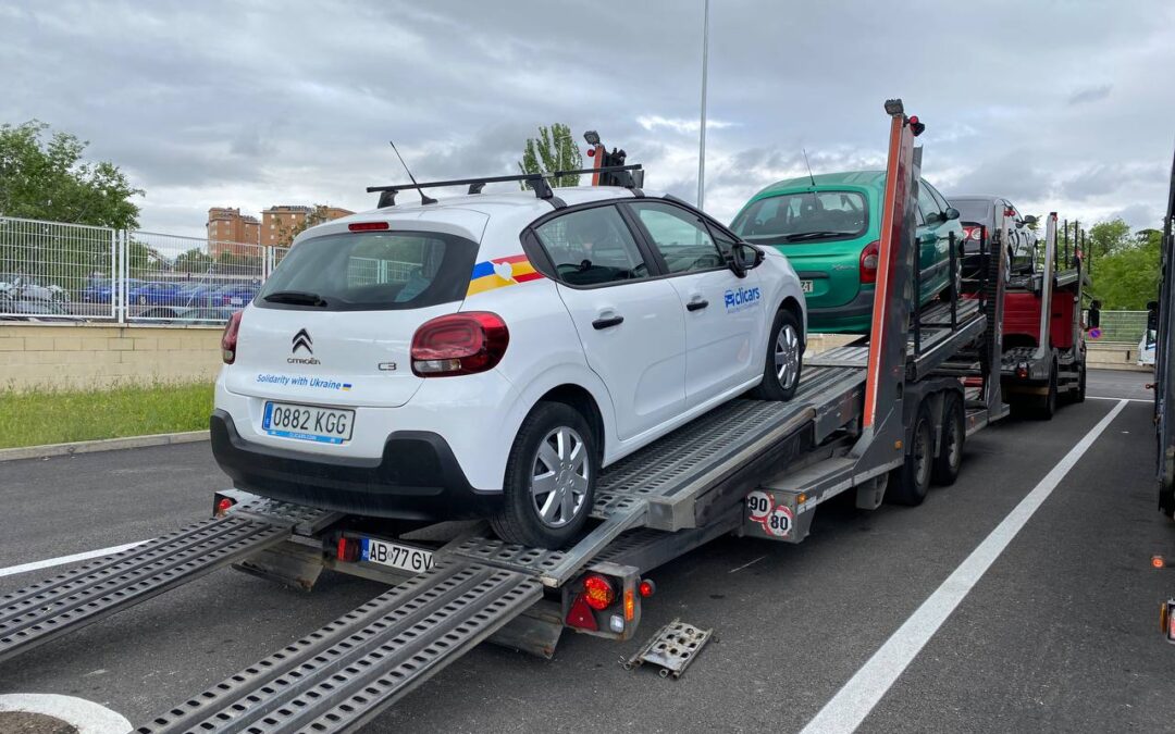 Envio de dos nuevos vehículos uno a Rumania y otro a Polonia para Ayuda a Ucrania Cliclars