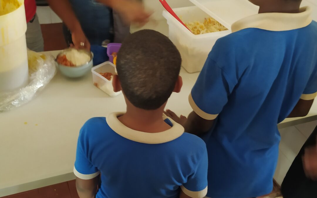 Actividad en el Centro Escolar en Bayaguana – República Dominicana
