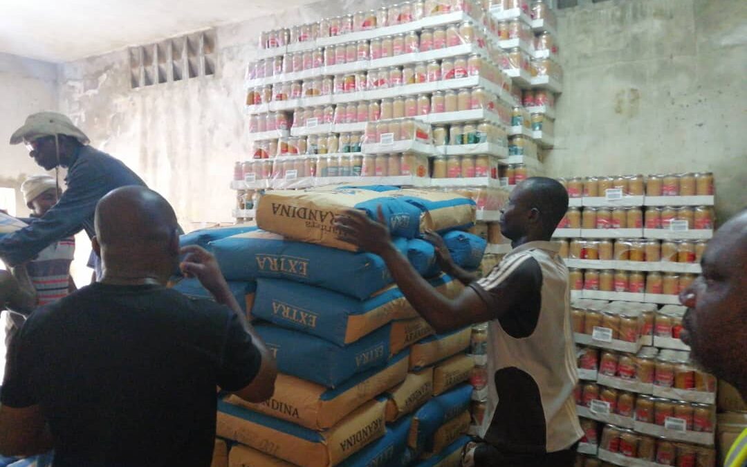 Llegada del container a Benin