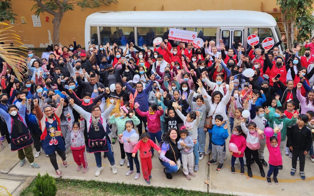 Voluntarios Fundación Mapfre en nuestros proyectos en Lima -Perú-