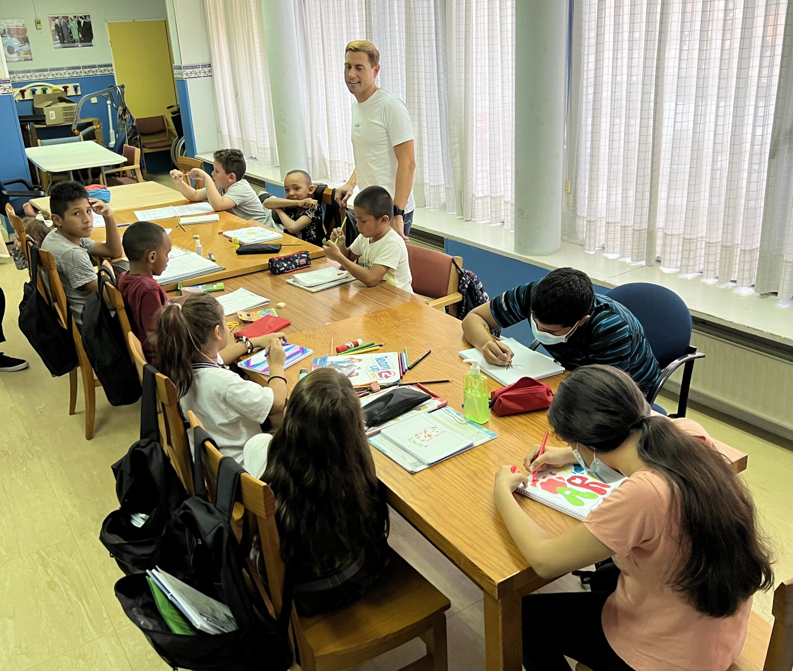 Visita de Pablo a nuestro Centro Familiar Mensajeros de la Paz El Pozo