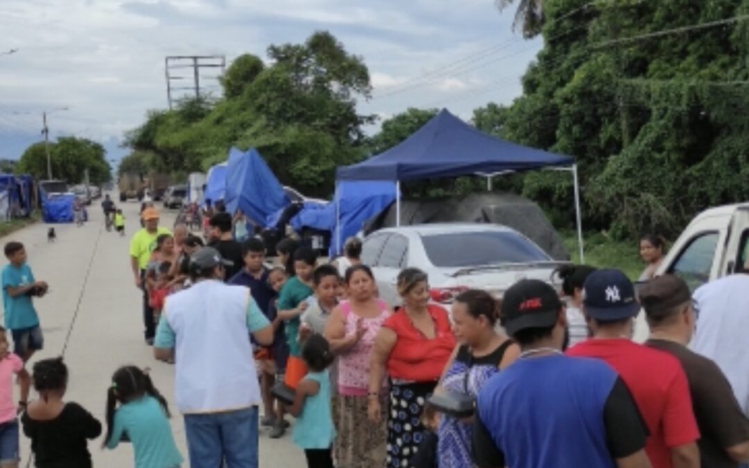 Ayuda de emergencia zona afectada por la tormenta tropical Julia en Honduras