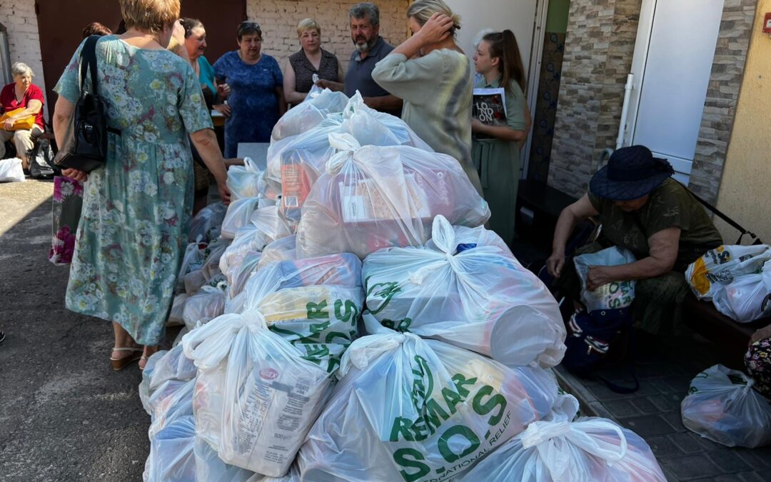 Ayuda de emergencia a Rivne en Ucrania