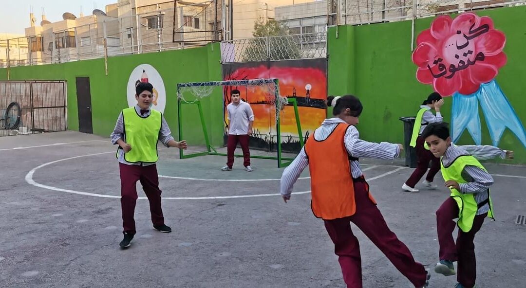 Creación de un liga de futbol en la Escuela Marka en Aman – Jordania-