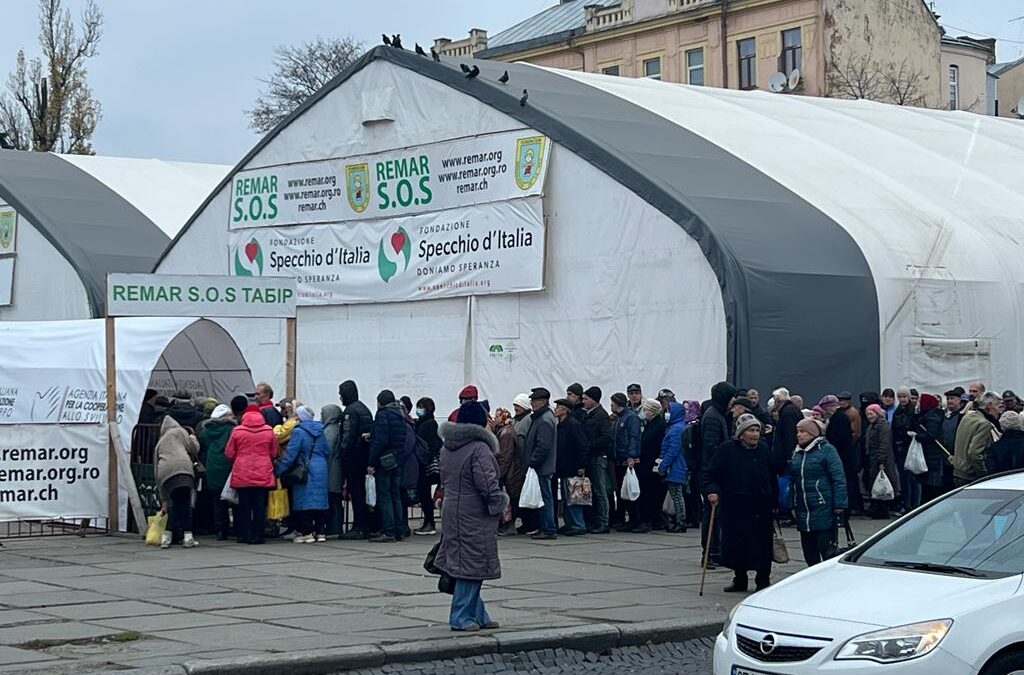 Labor humanitaria en Chernivisti – Ucrania