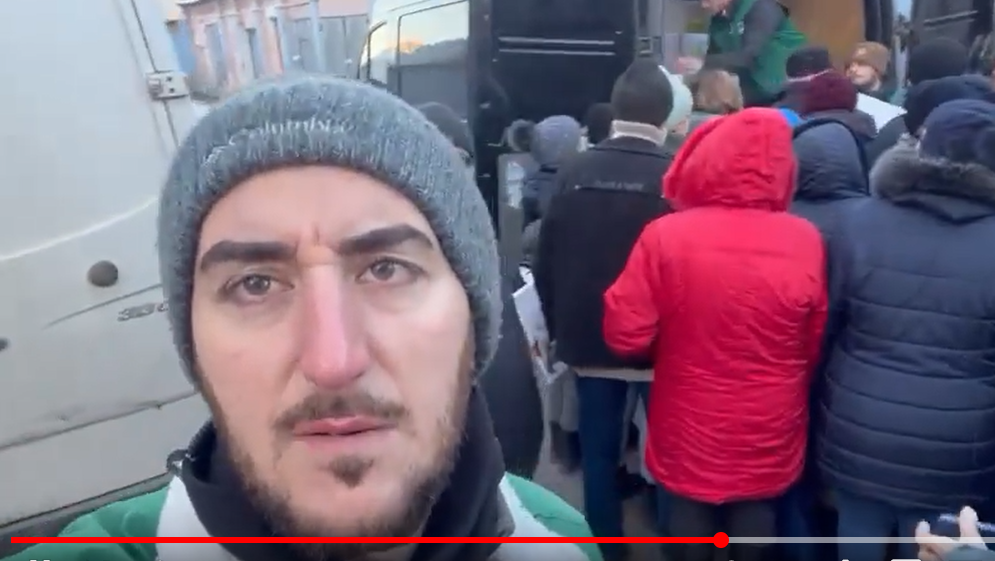 Labor humanitaria en Kiev Ucrania