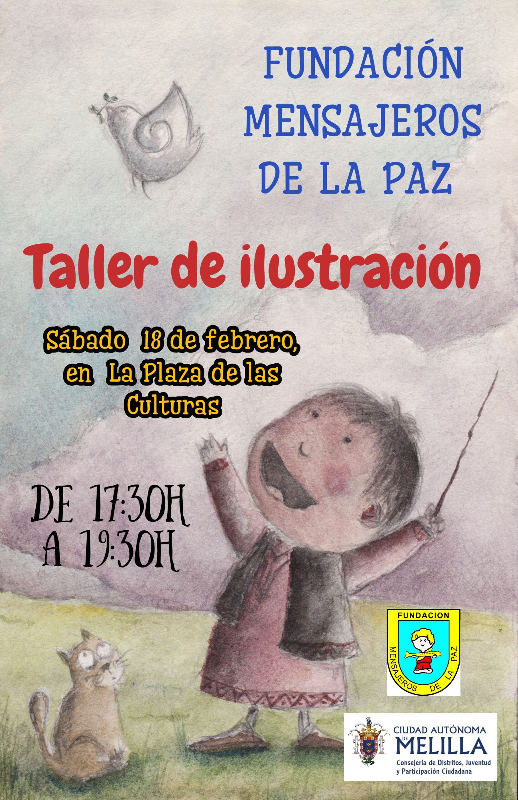 Taller de Ilustraciones con motivo del Día de Voluntariado en la Ciudad de Melilla