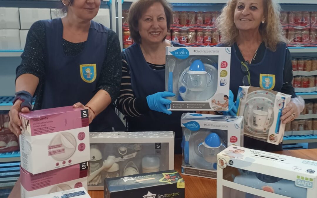 Donacion de productos infantiles Atida I Mifarma