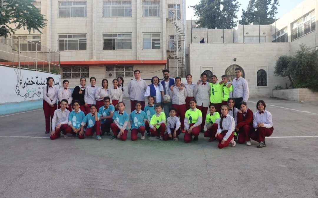 Comienzo de la liga de futbol en la Escuela de Refugiados de Mensajeros de la Paz en Aman – Jordania