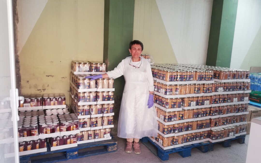 Donación de Legumbres Luengo para el Banco Solidario en León de Mensajeros de la Paz