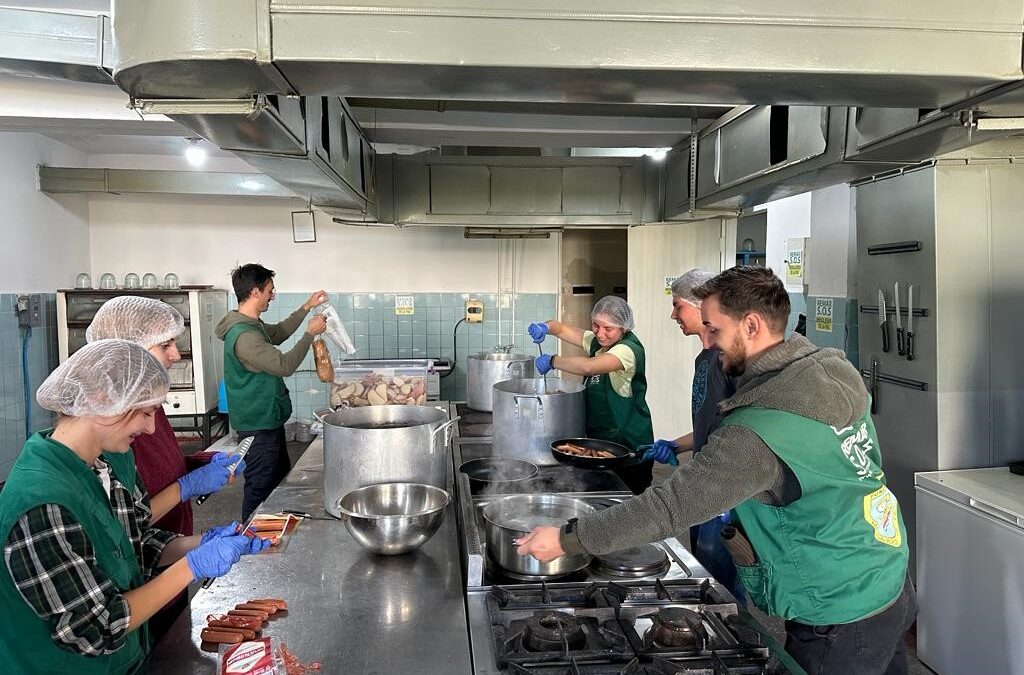 Nuevo Centro de ayuda en Ucrania en la ciudad de Irpin muy cerca de Kiev