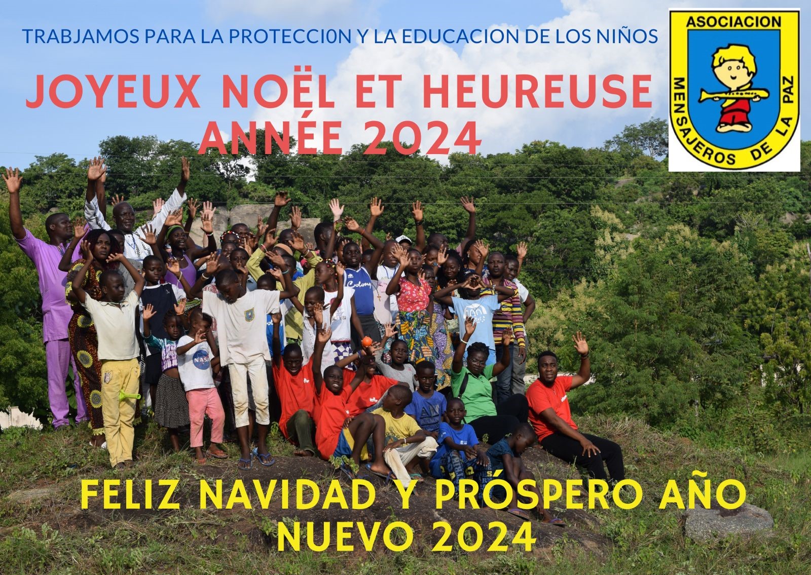Felicitación de Navidad desde Mensajeros de la Paz Benin