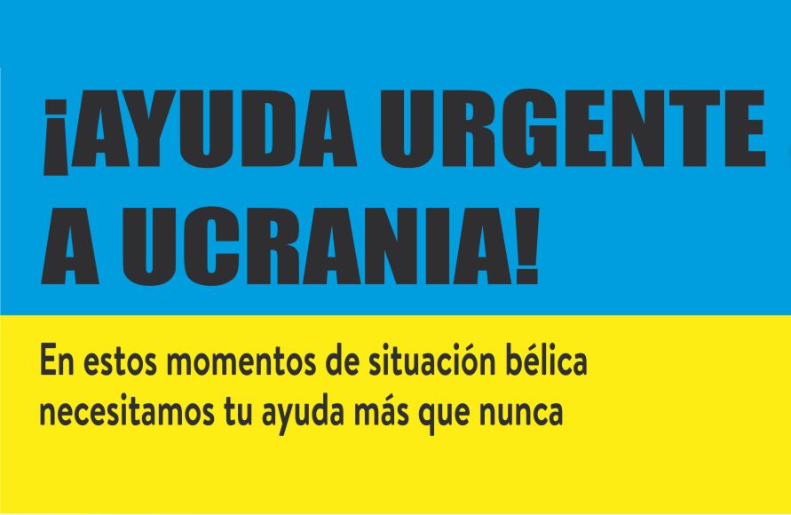 Ayuda urgente para Ucrania. ¡Colabora!