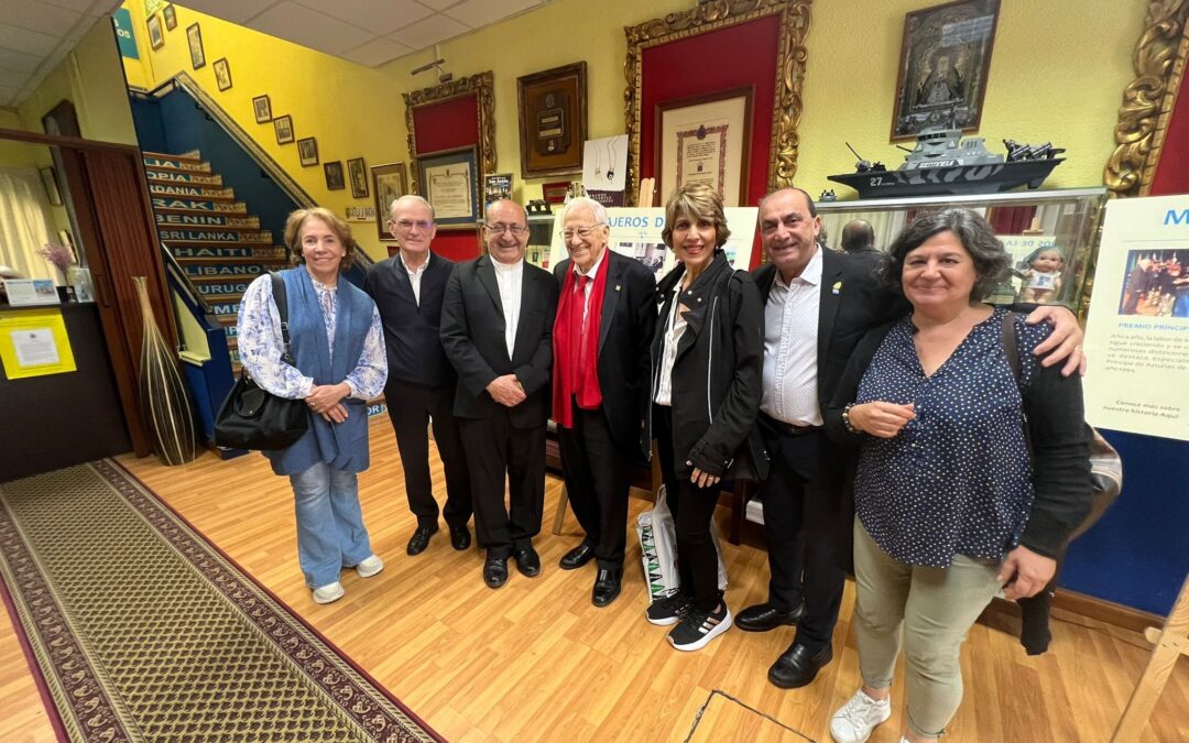 Visita de los representantes de Mensajeros de la Paz Honduras y Mensajeros de la Paz Jordania a los centros familiares en Madrid