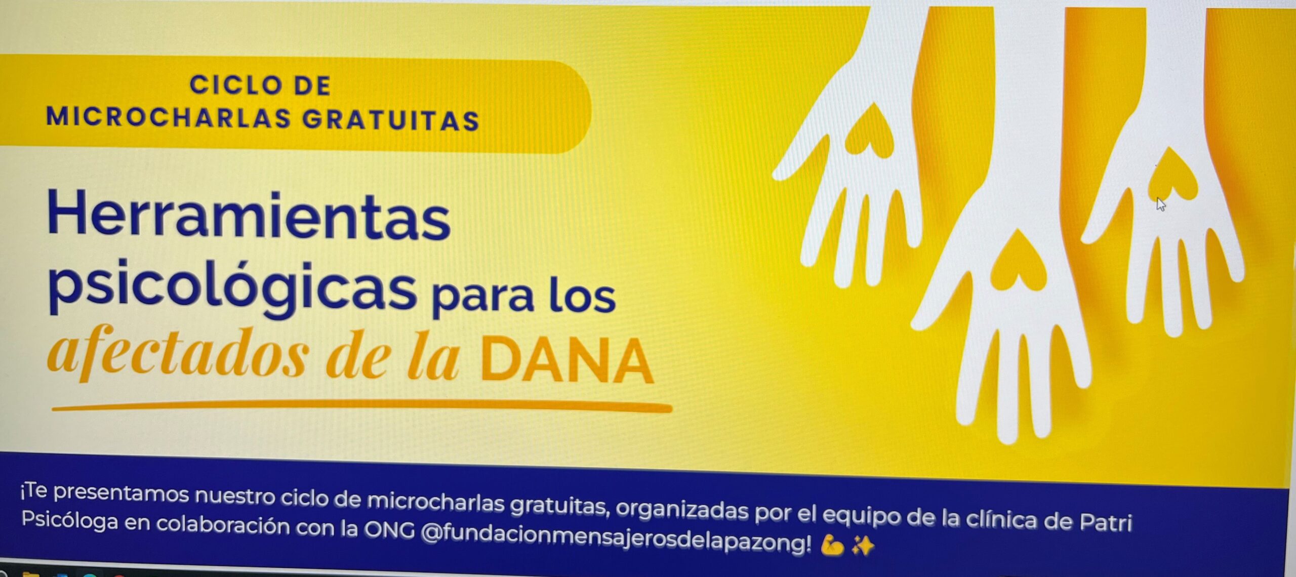 Microcharlas gratuitas organizadas por la clínica Patri Psicológica