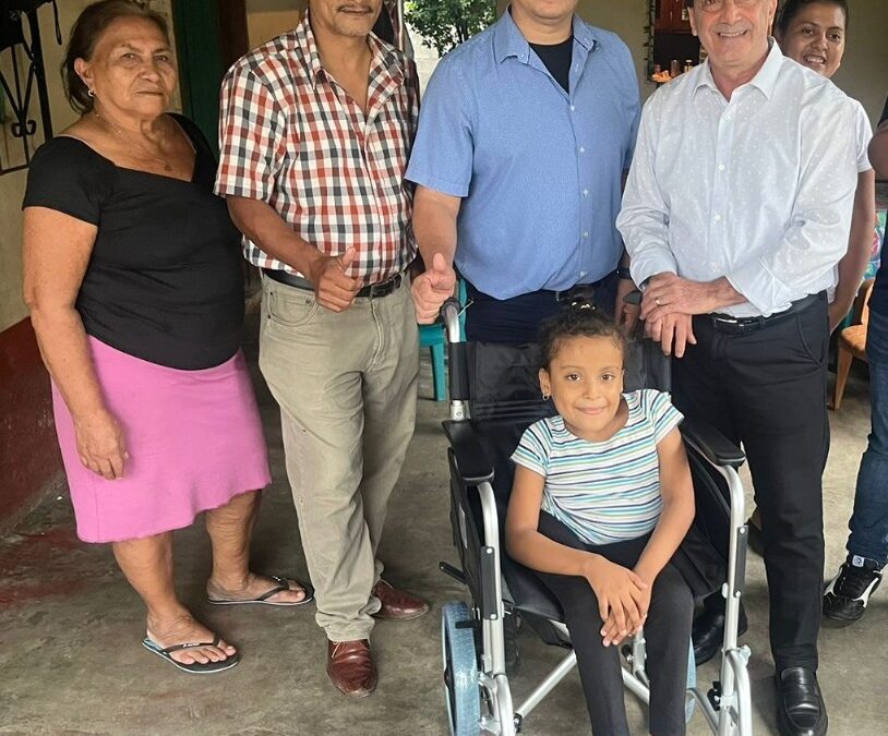 Agradecimiento al Grupo PRIM por su donación de material ortopédico para Mensajeros de la Paz en Honduras