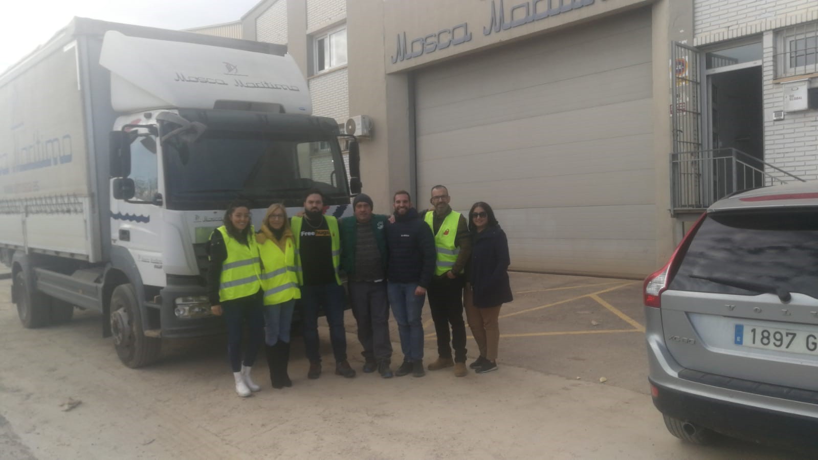 Agradecimiento TRANSPORTES EL MOSCA DE MURCIA POR SU CESIÓN DE UN CAMIÓN PARA AYUDAR A LOS AFECTADOS POR LA DANA EN VALENCIA