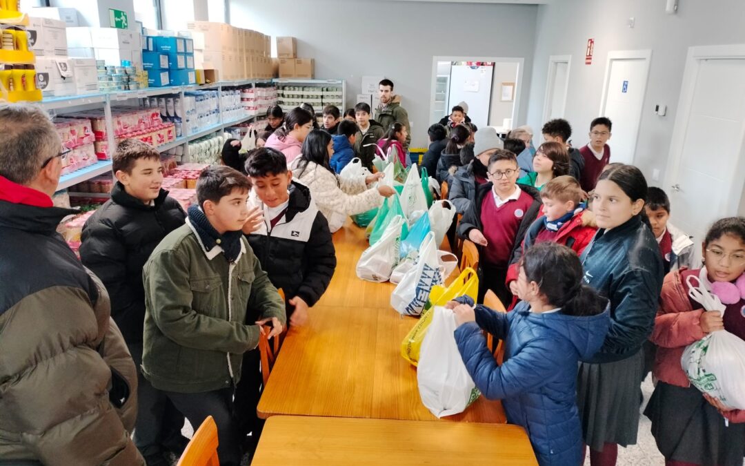 L@s niñ@s del Colegio Sagrado Corazón de Villaverde