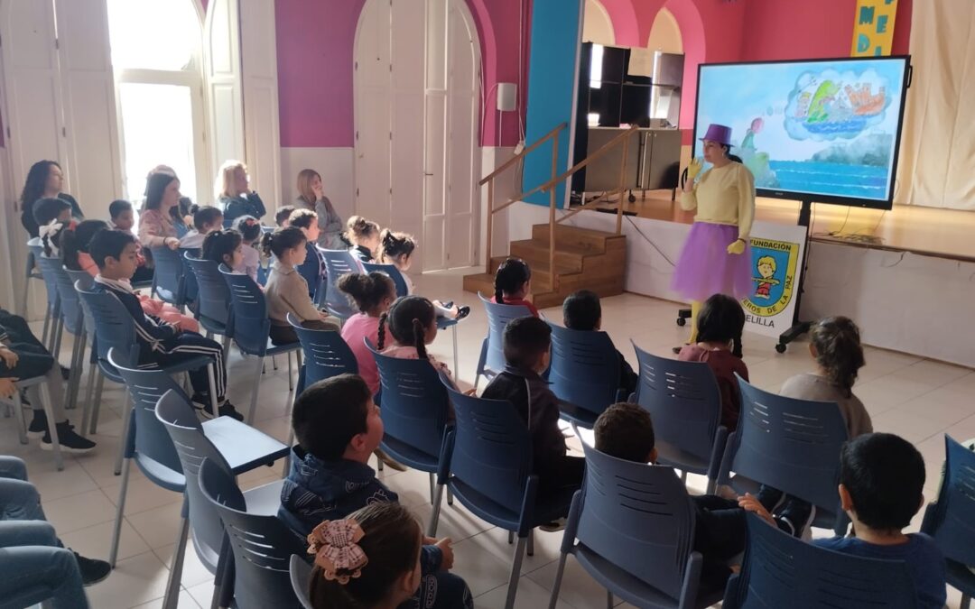 Cuentacuentos en el CEIP MEDITERRANEO de Melilla