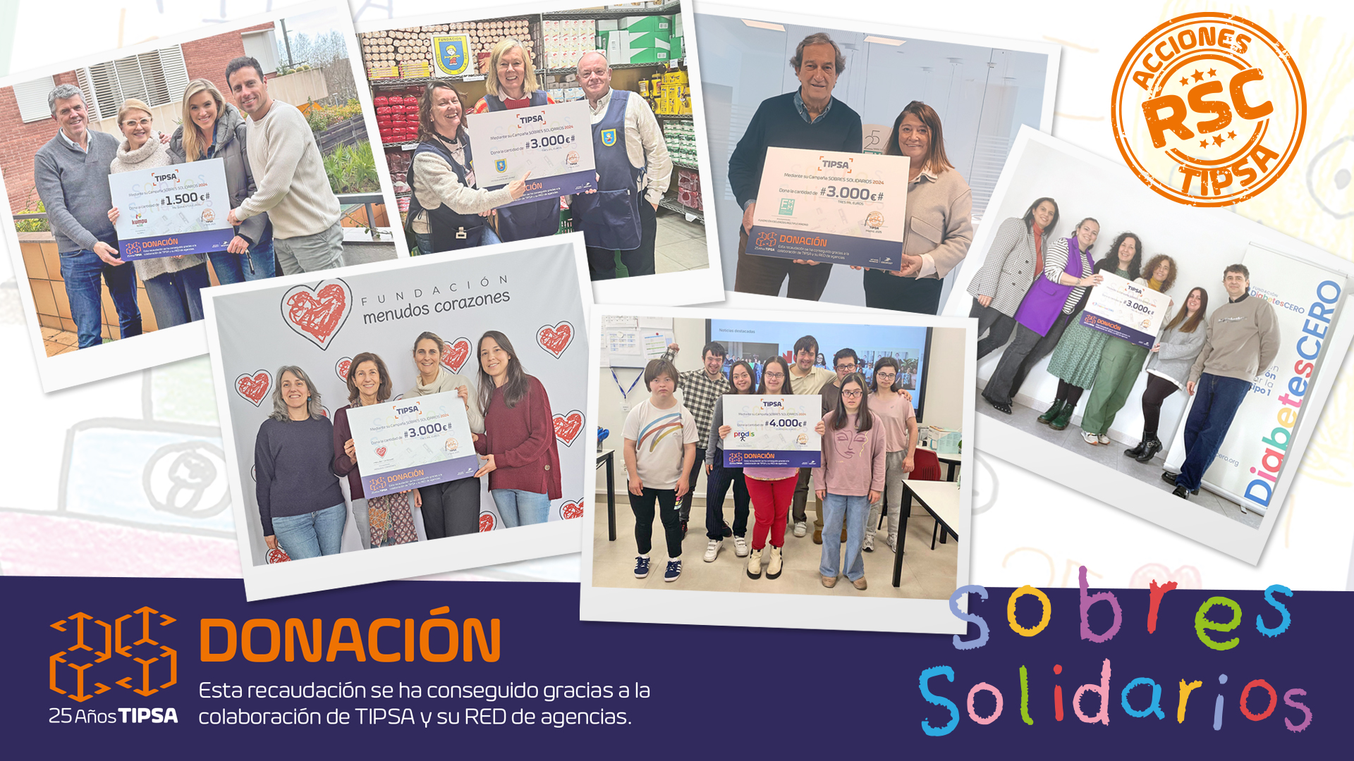 Cierre Campaña Sobres Solidarios de TIPSA