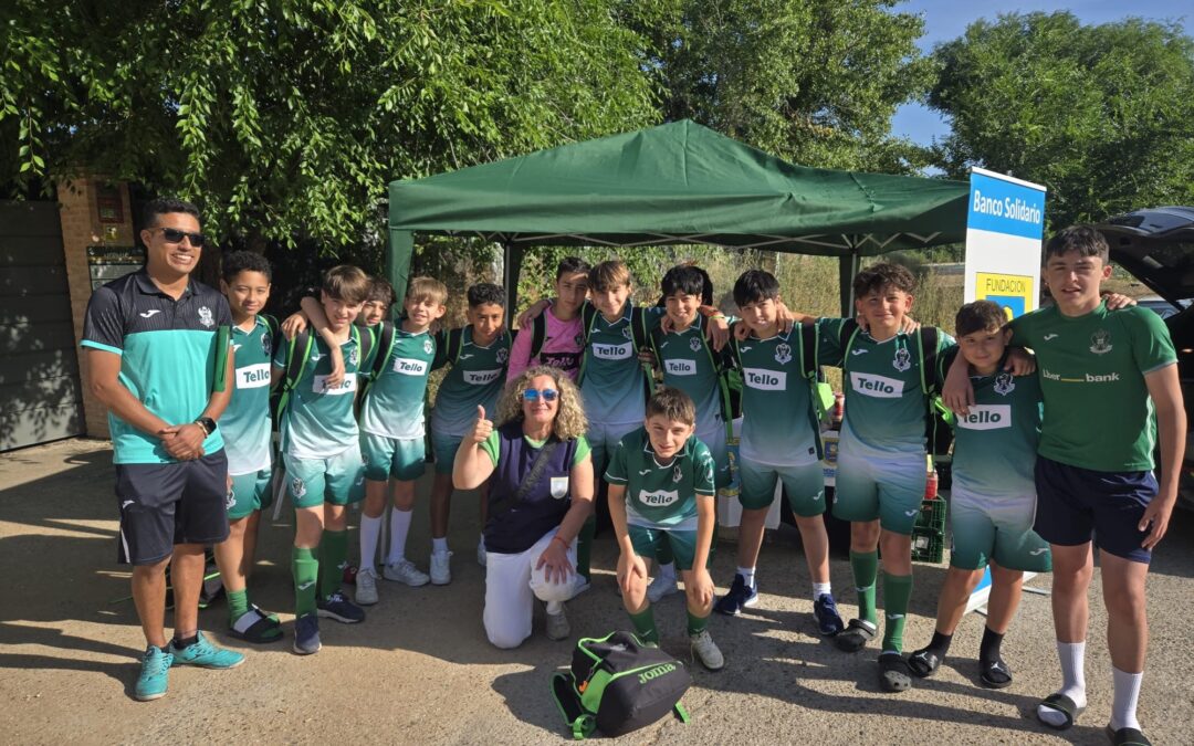 Recogida de alimentos en el III Torneo Solidario Cantera CD Toledo