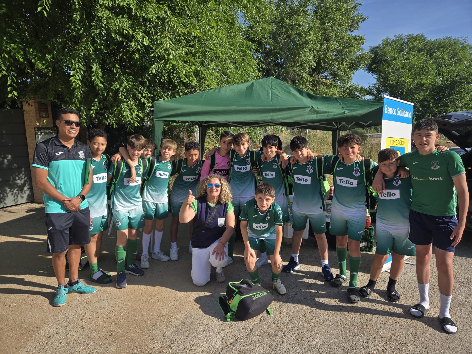 Recogida de alimentos en el III Torneo Solidario Cantera CD Toledo